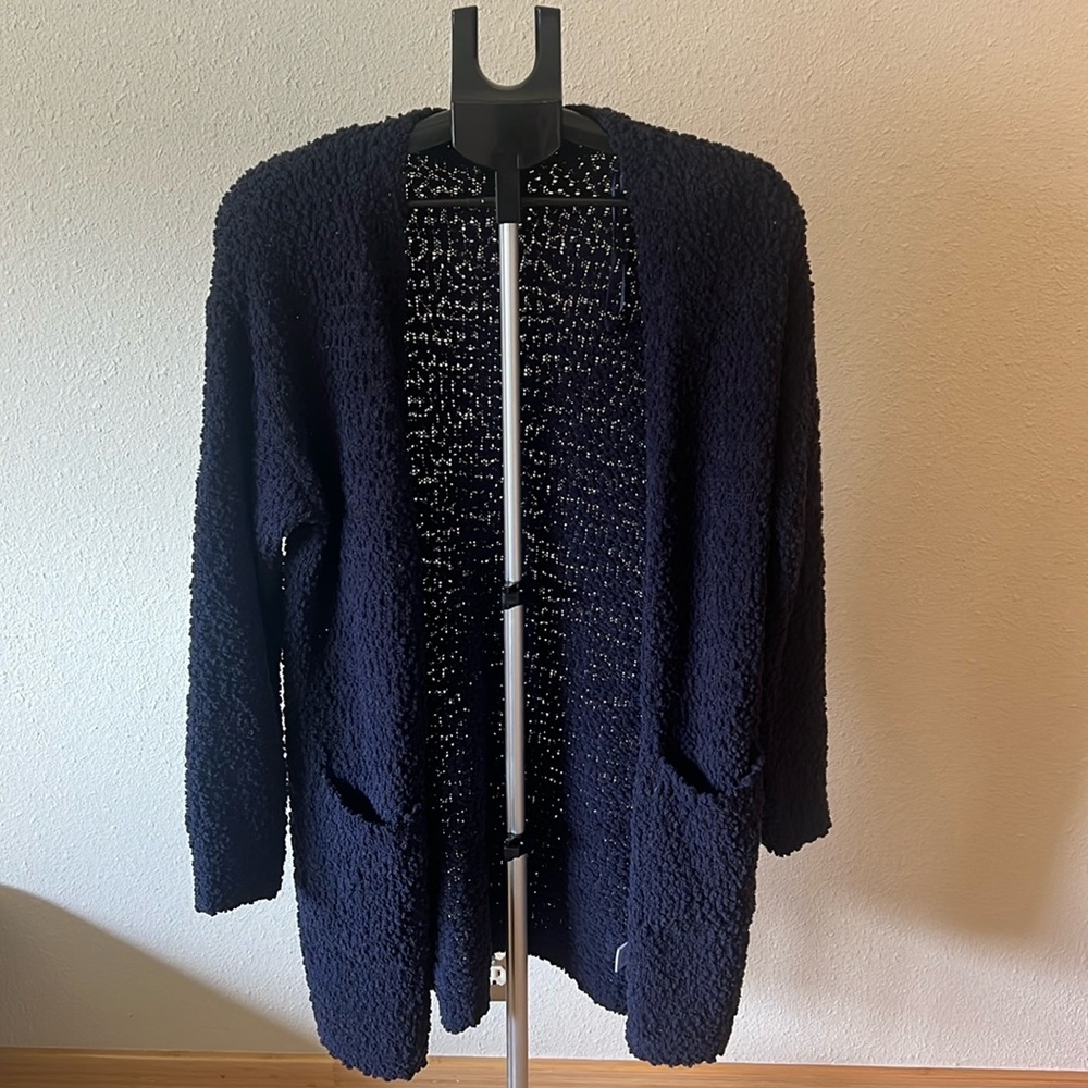 Bobeau cardigan with pockets. Blue. Size M